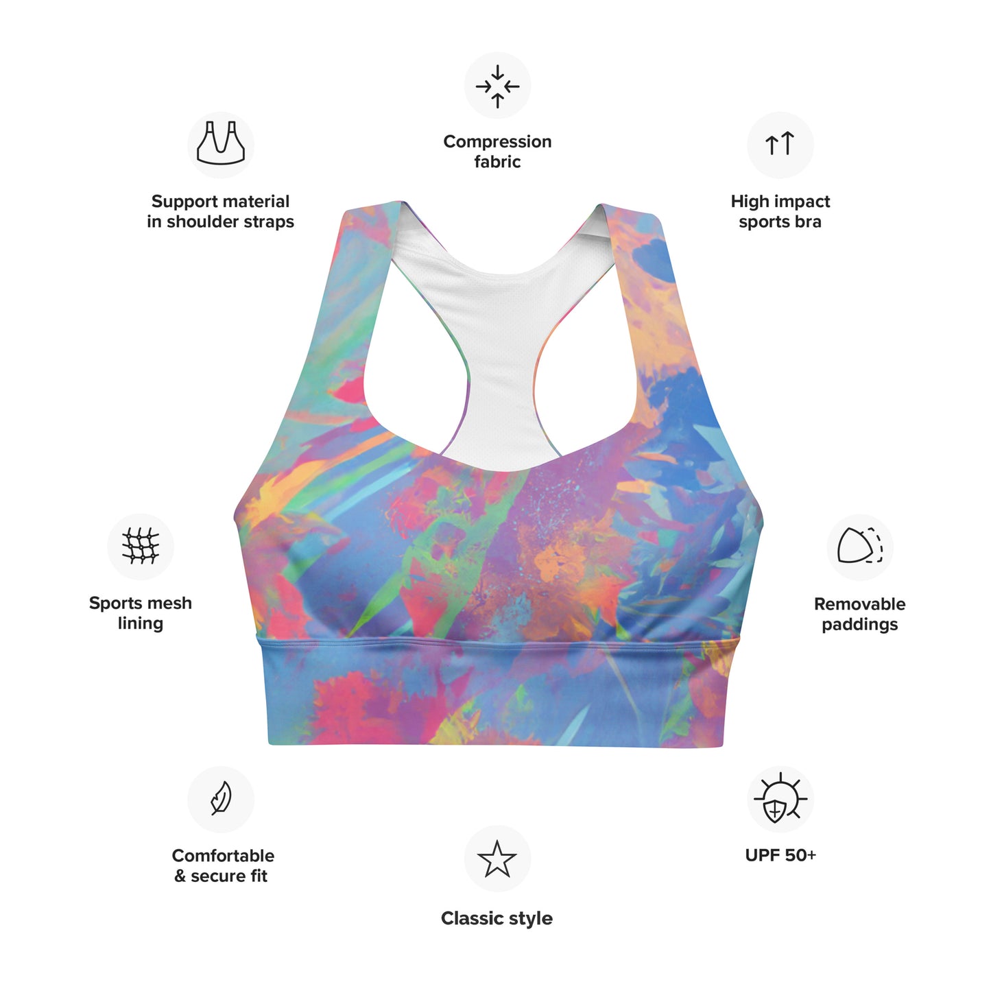 Astral Light™ | Women's | Longline Eco Bliss Sports Bra