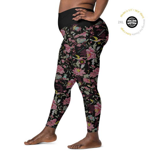 Floral Abundance™ | Women's High-Waist Eco Bliss™ Legging