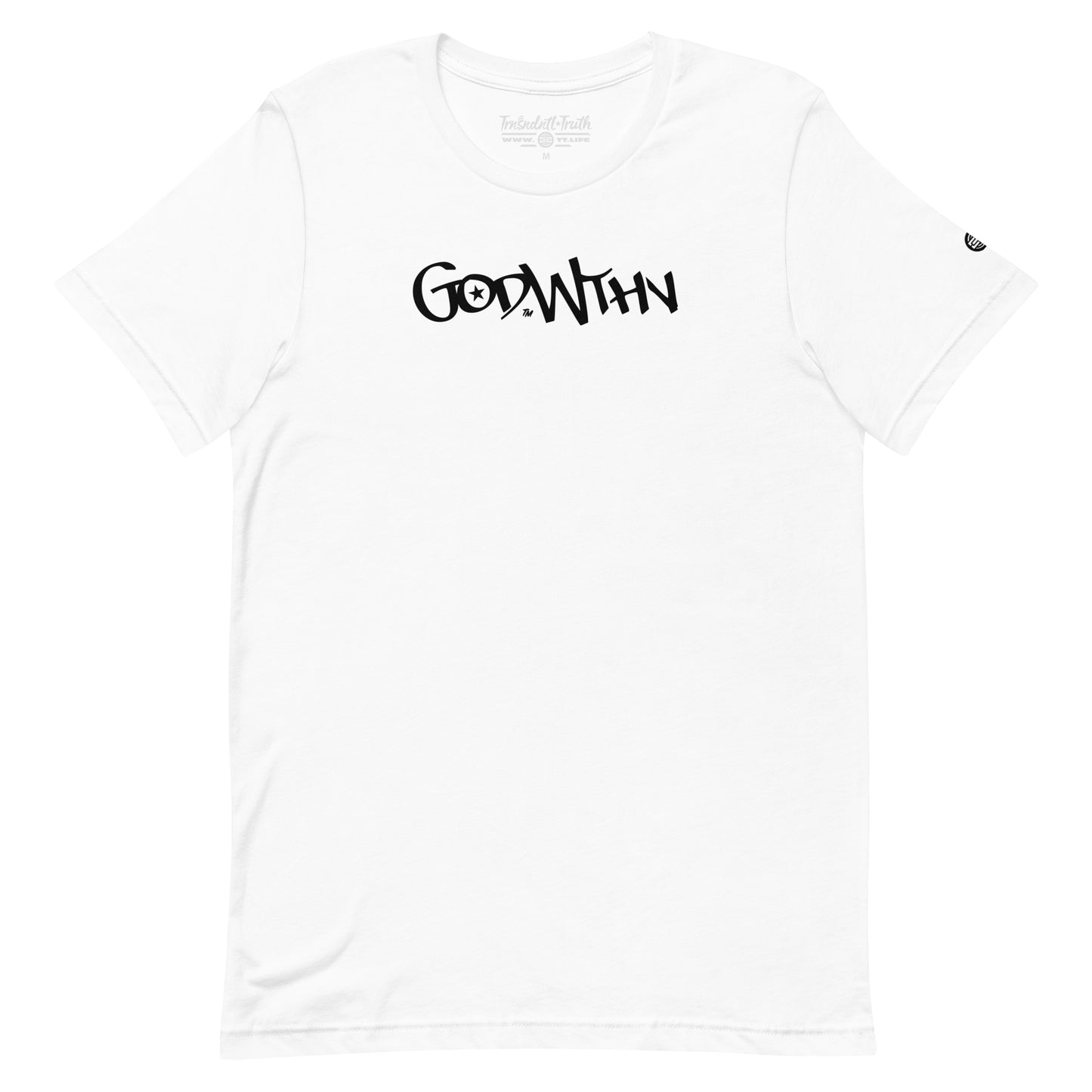 GOD WTHN™ Script | Unisex Ultra-Soft Eco Dreamy Tee | Olive Aura