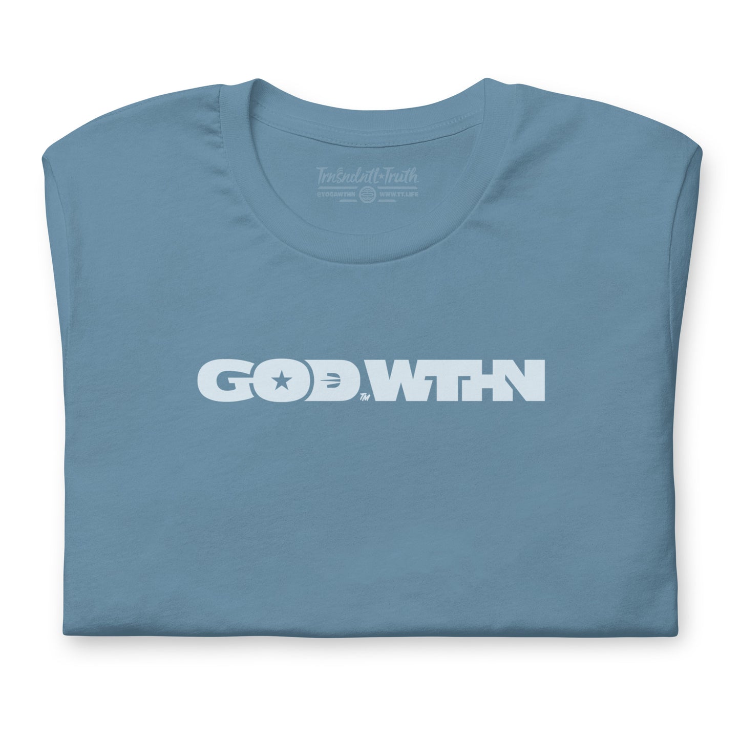 GOD WTHN™ | Unisex Ultra-Soft Eco Dreamy Tee | Deep See Blue