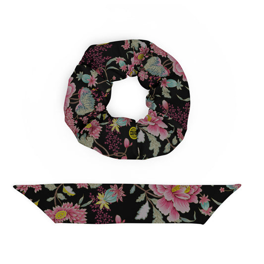 Floral Abundance™ | Women's Ultra-Light Eco Scrunchie