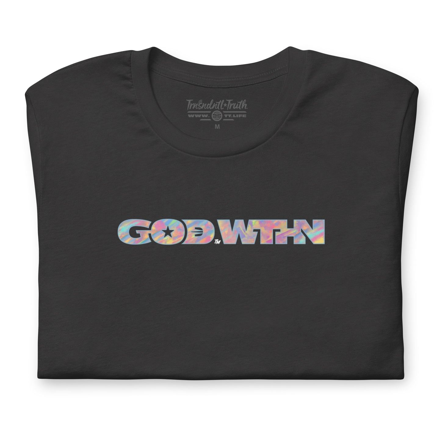 GOD WTHN™ | Unisex Ultra-Soft Eco Dreamy Tee | Astral Light™ | Mystic Charcoal