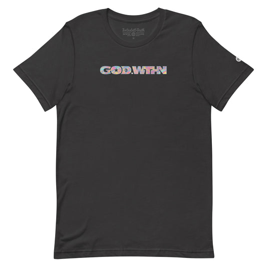 GOD WTHN™ | Unisex Ultra-Soft Eco Dreamy Tee | Astral Light™ | Mystic Charcoal