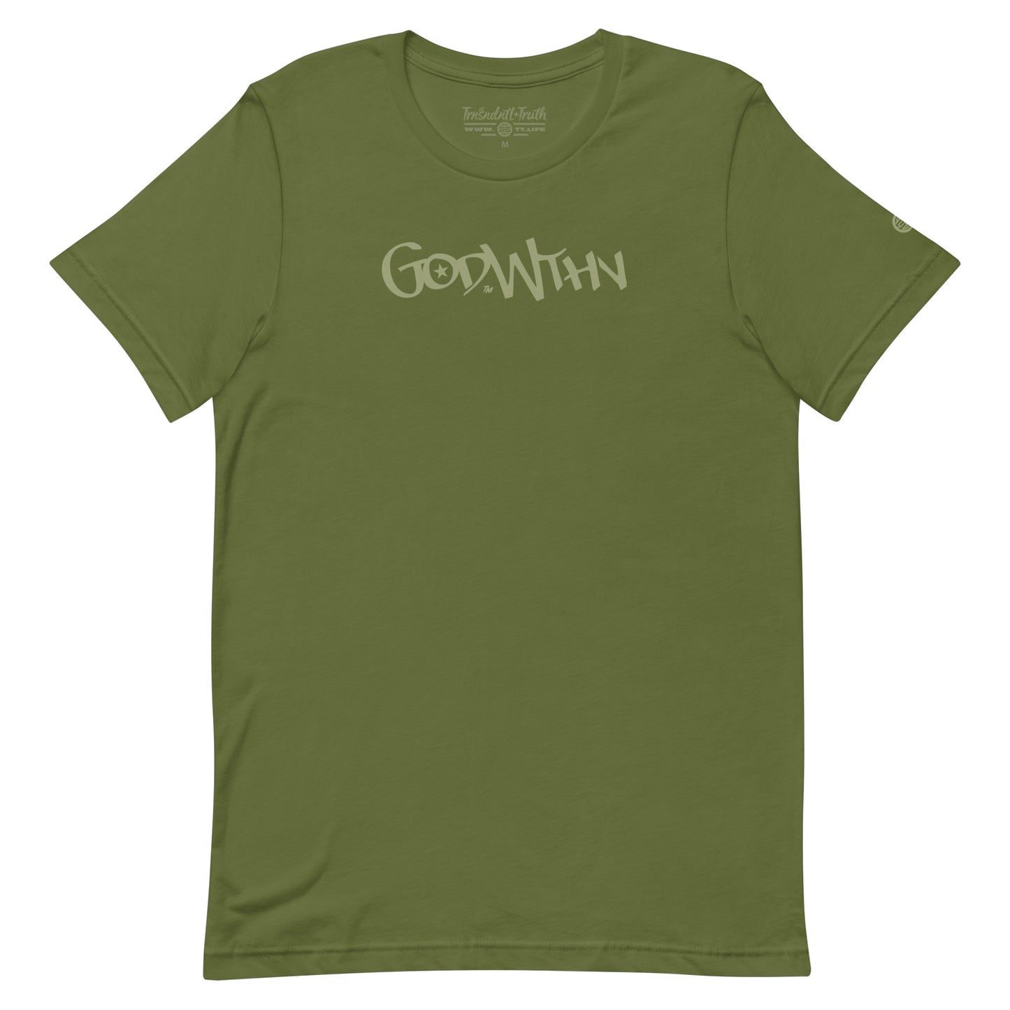 GOD WTHN™ Script | Unisex Ultra-Soft Eco Dreamy Tee | White Light