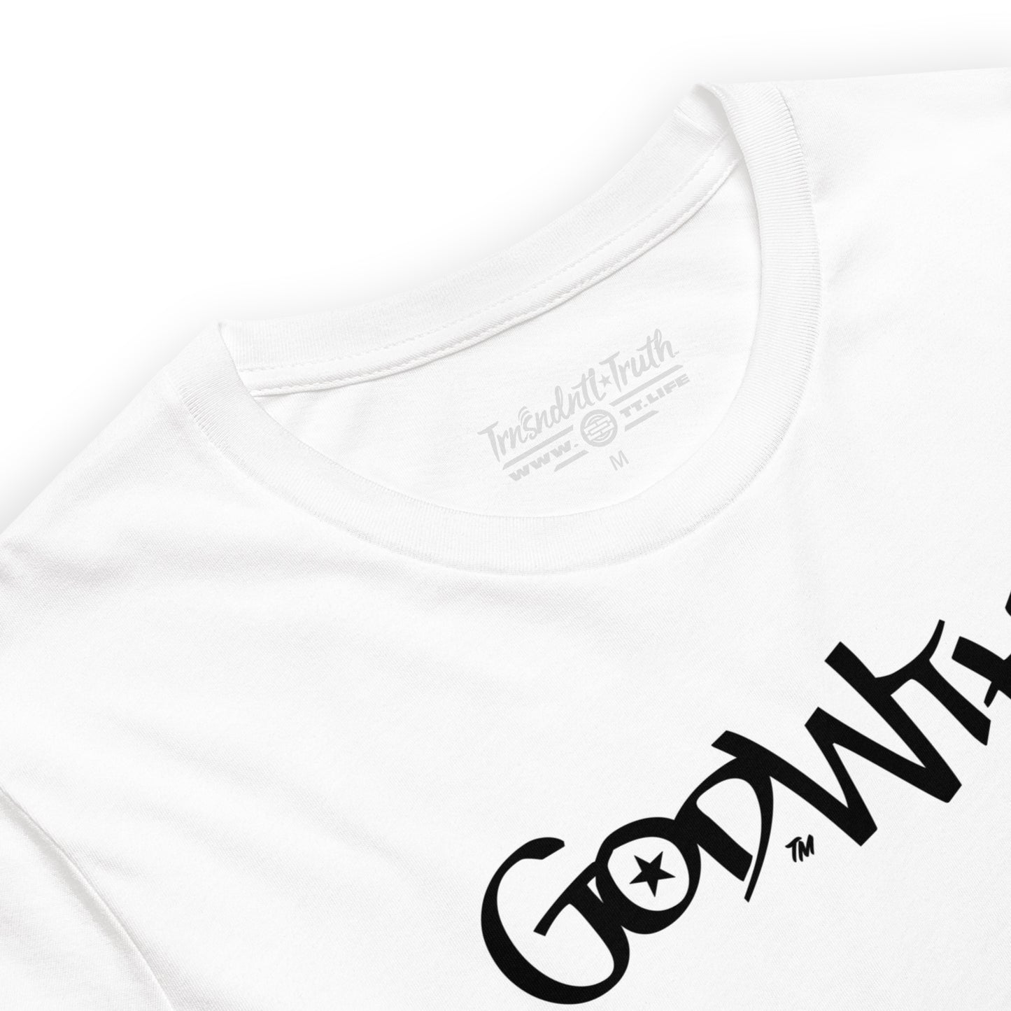GOD WTHN™ Script | Unisex Ultra-Soft Eco Dreamy Tee | White Light