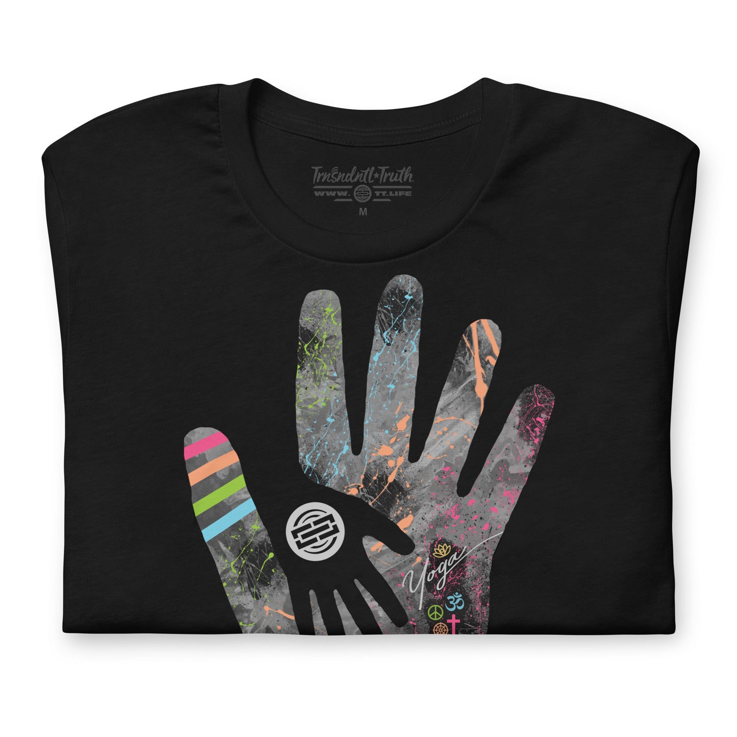 Life's in Our Hands | Unisex Ultra-Soft Eco Dreamy Tee | Pure Black