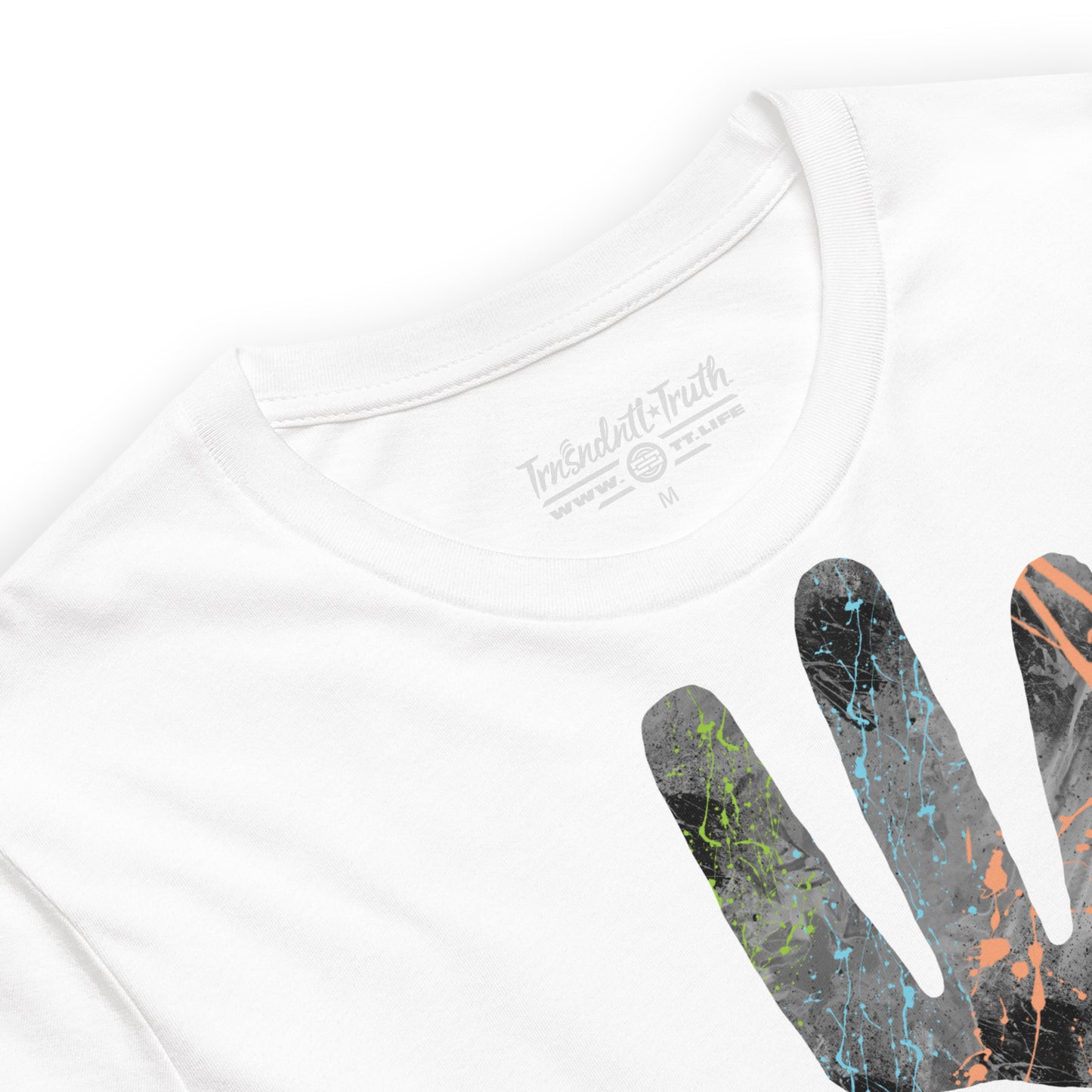 Life's in Our Hands | Unisex Ultra-Soft Eco Dreamy Tee | White Light