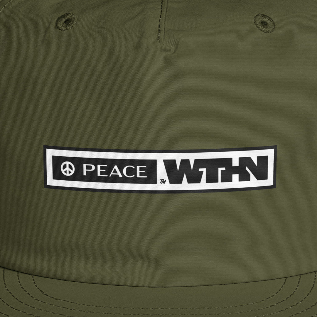 Peace Wthn™ | Eco Surf Cap | Army Green
