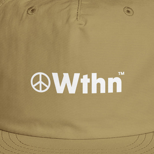 Peace Wthn™ | Unisex | Eco Surf Cap | Light Khaki