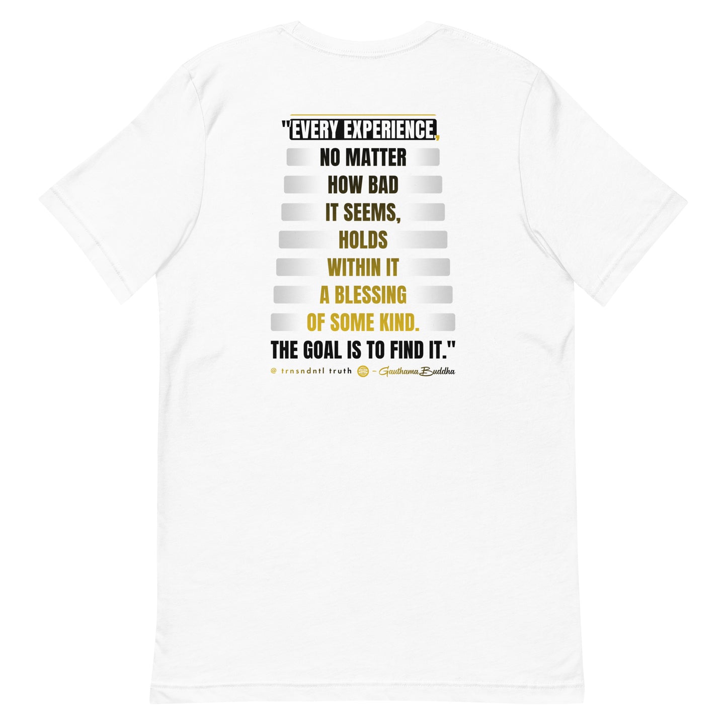 Soul Blessed® | Buddha Quote | Unisex | Eco Dreamy Tee