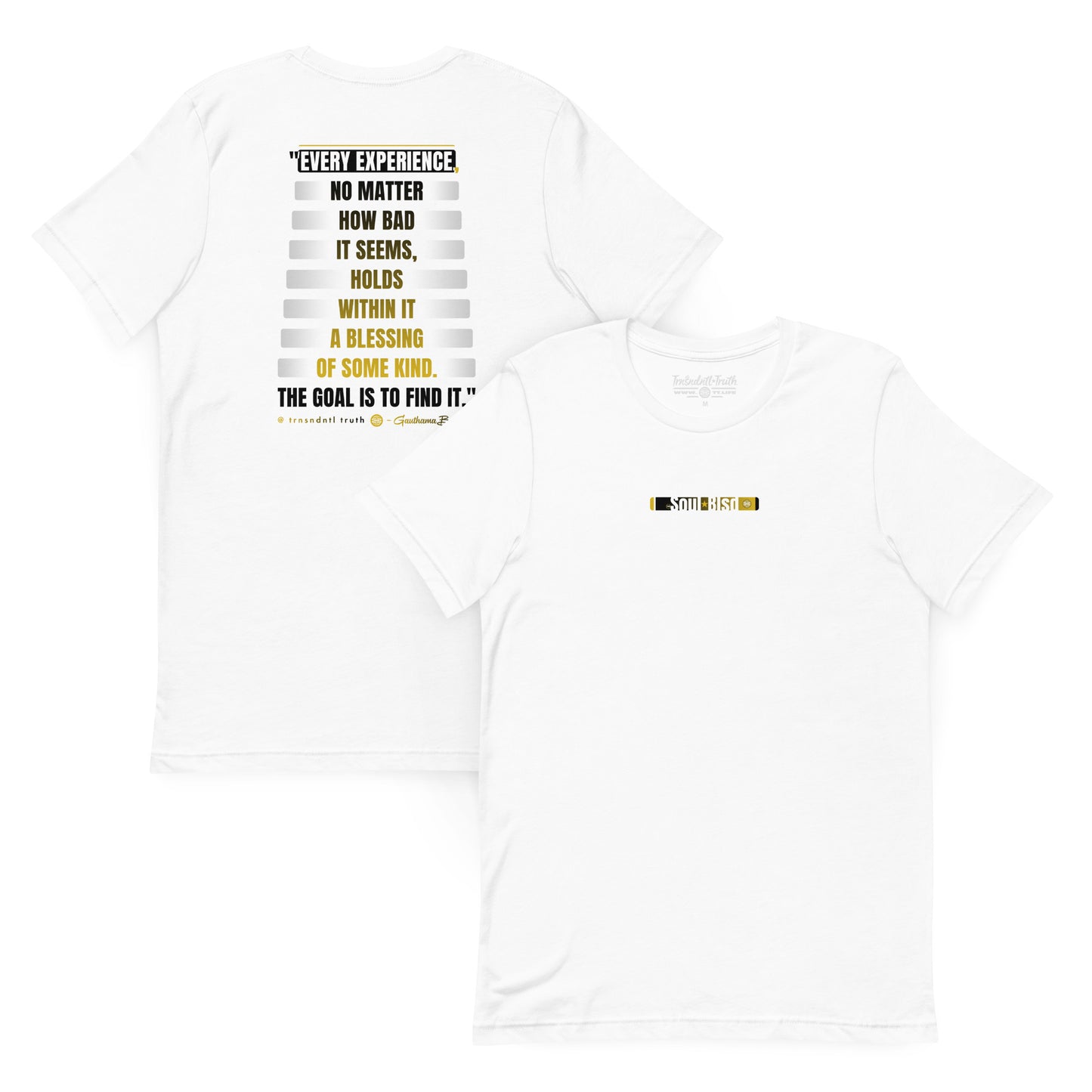 Soul Blessed® | Buddha Quote | Unisex | Eco Dreamy Tee