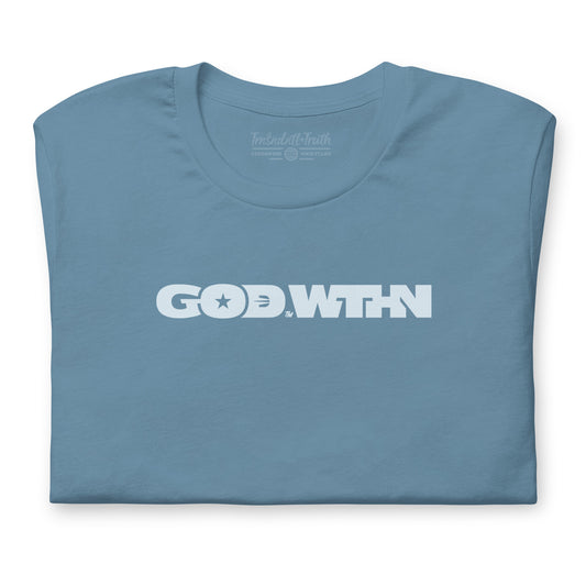 GOD WTHN™ | Unisex Ultra-Soft Eco Dreamy Tee | Deep See Blue