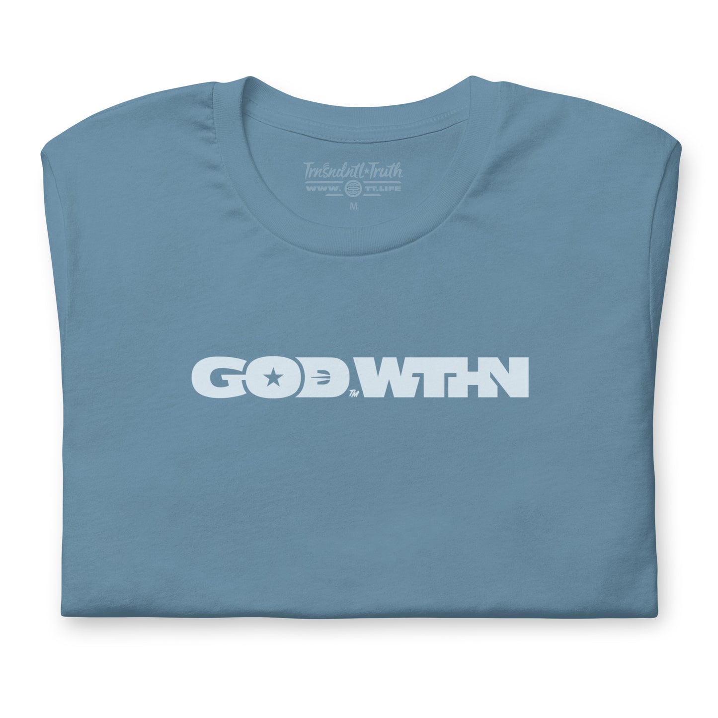 GOD WTHN™ | Unisex Ultra-Soft Eco Dreamy Tee | Deep See Blue