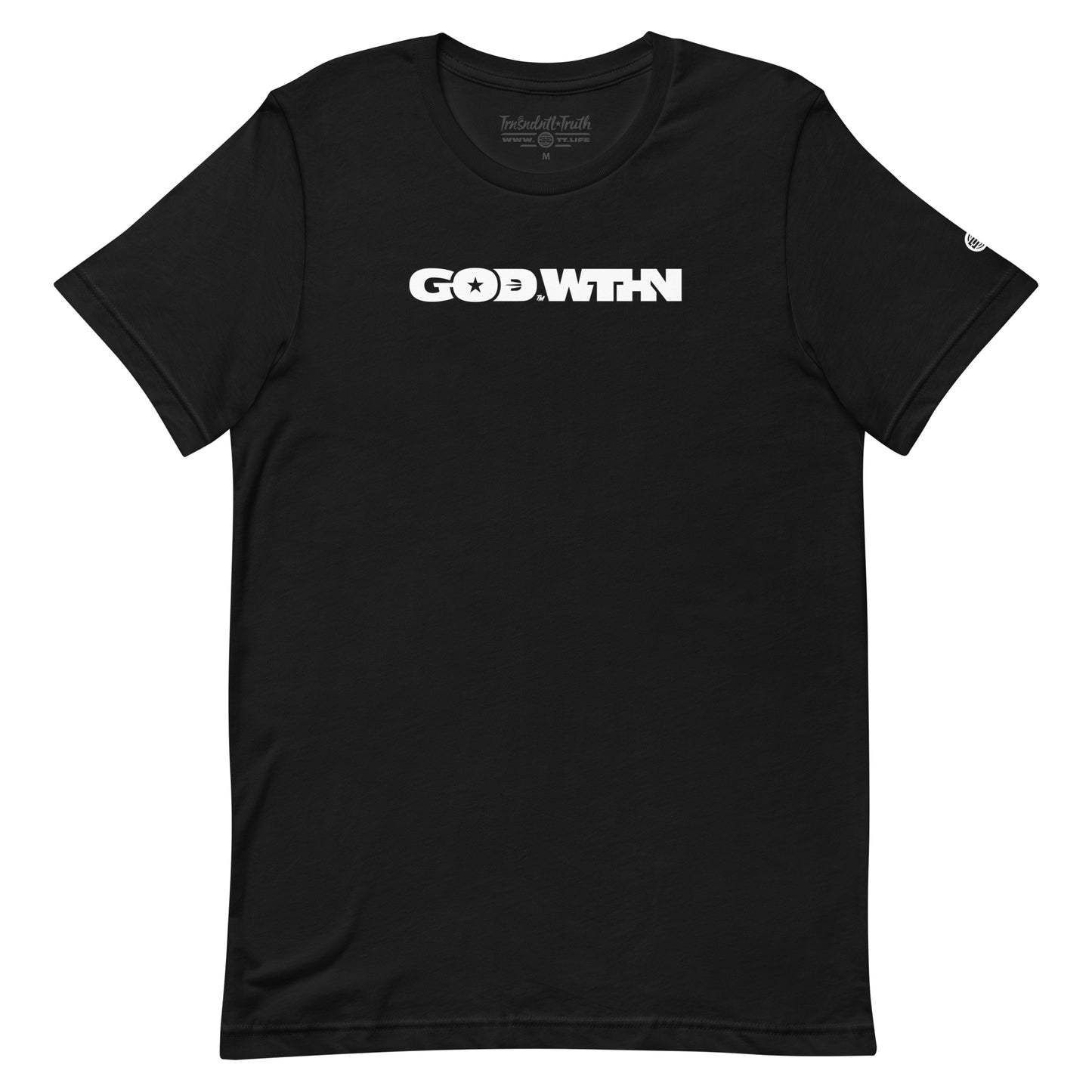 GOD WTHN™ | Unisex Ultra-Soft Eco Dreamy Tee | Pure Black