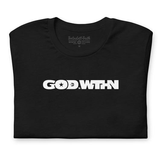 GOD WTHN™ | Unisex Ultra-Soft Eco Dreamy Tee | Pure Black
