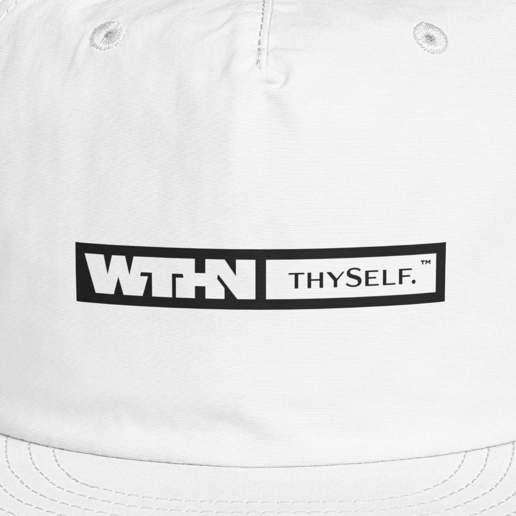 Wthn thySelf.™ | Eco Surf Cap | White Light