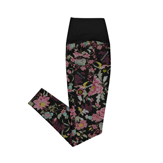 Floral Abundance™ | Women's | Eco Bliss High-Waist Leggings