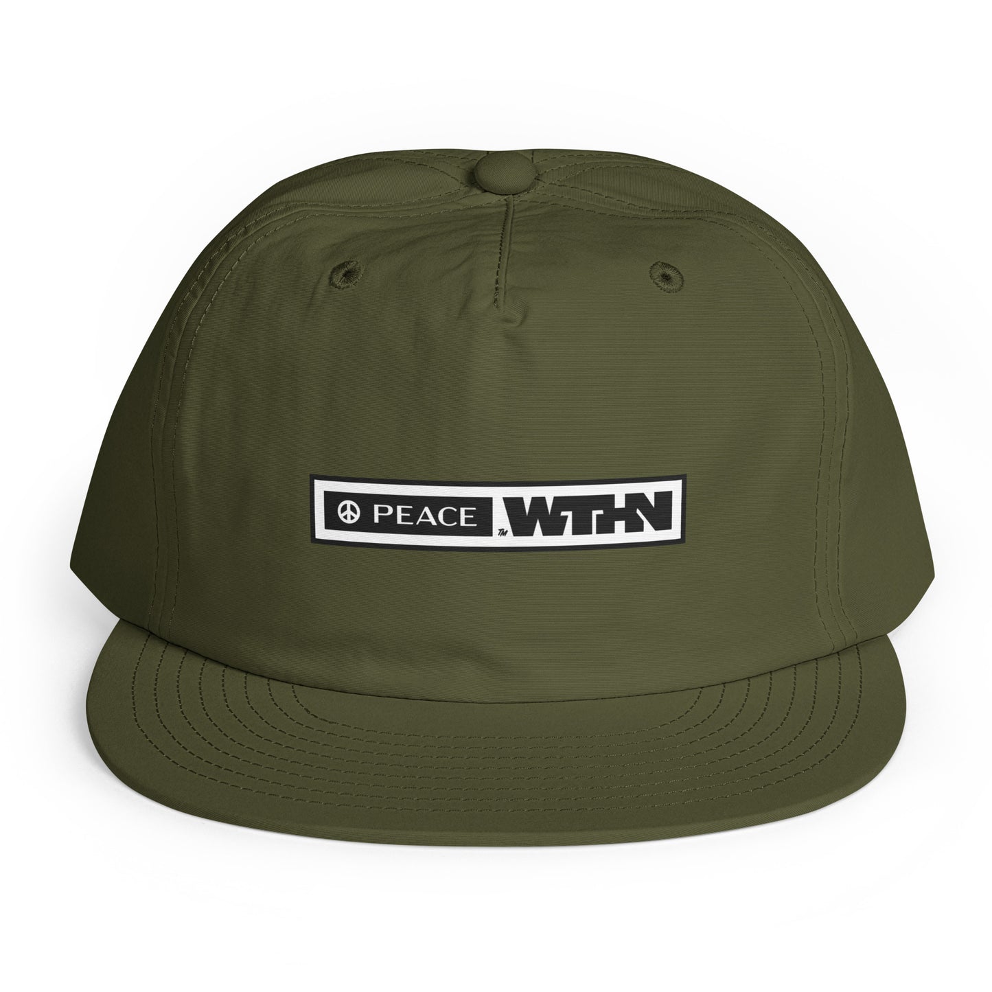 Peace Wthn™ | Eco Surf Cap | Army Green